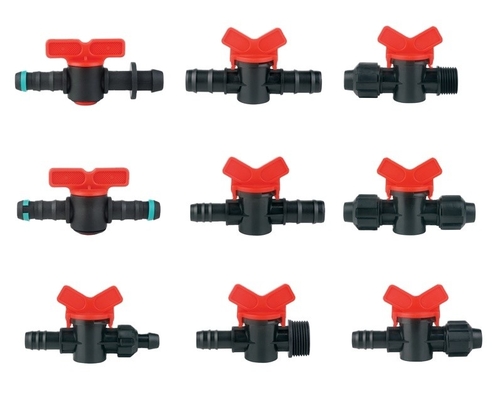 Sprinkler in plastica resistente per giardino a 360 gradi con collegamento rapido e design speciale