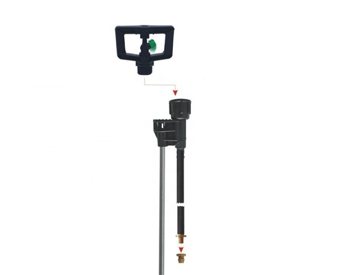 250-350KPA Damping Rotation Agricoltura Irrigazione Sprinkler con plastica di ingegneria
