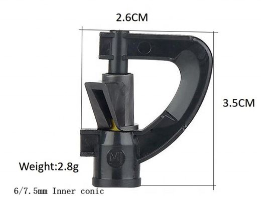 G tipo triangolo rotativo microirrigazione micro sprinkler a getto per acqua agricola
