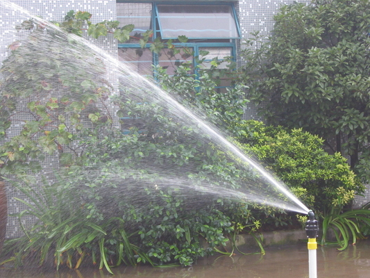 9.5-10M Spray Radius Engineering Sprinkler per vasi da fiori di plastica per la sala di allevamento delle sementi
