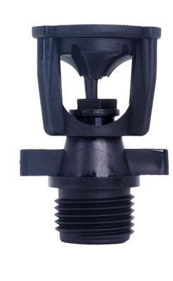 Rapido collegamento sistema di irrigazione agricola con spruzzatore Xcel ad angolo alto in miniatura