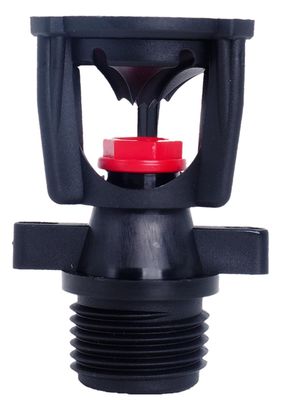 Rapido collegamento sistema di irrigazione agricola con spruzzatore Xcel ad angolo alto in miniatura