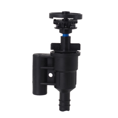 Sprinkler di plastica a rotazione a doppio ugello a 360 gradi per l'irrigazione dell'agricoltura del giardino