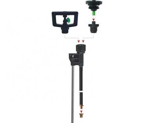 Sprinkler ad angolo variabile a rotazione di 360 gradi per soluzioni di irrigazione personalizzabili