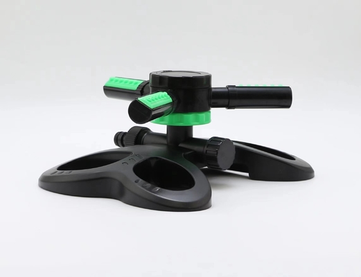 Sprinkler da giardino automatico a rotazione regolabile a 360 gradi 3 braccia Sprinkler per irrigazione e irrigazione