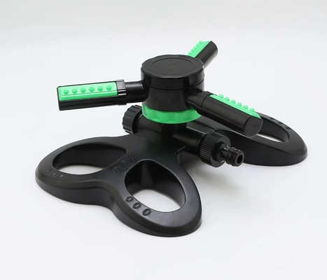Sprinkler da giardino automatico a rotazione regolabile a 360 gradi 3 braccia Sprinkler per irrigazione e irrigazione