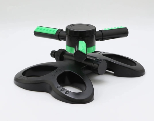 Sprinkler da giardino automatico a rotazione regolabile a 360 gradi 3 braccia Sprinkler per irrigazione e irrigazione