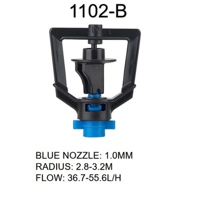 Sprinkler ad acqua a 360 gradi per irrigazione agricola Forte e pressione 150-300kpa
