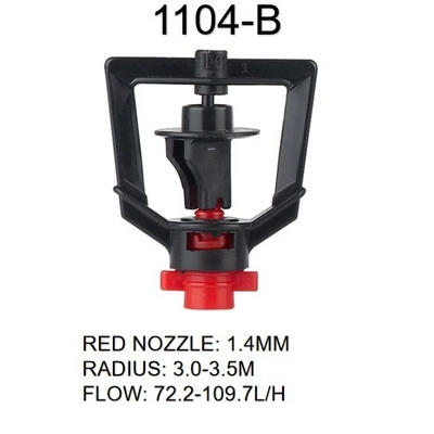 Sprinkler ad acqua a 360 gradi per irrigazione agricola Forte e pressione 150-300kpa