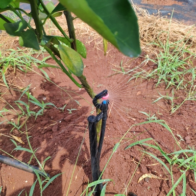 Sprinkler di rifrazione a 360 gradi di ingegneria in plastica G tipo per irrigazione agricola